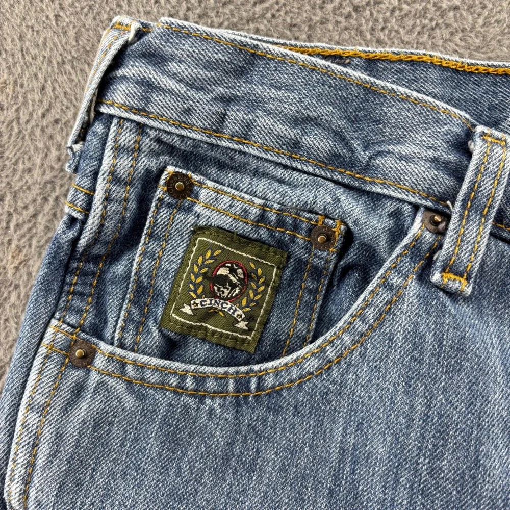 Cinch Jeans Mens 29x32 Blue 100% Cotton Straight Leg Western Lot of 2